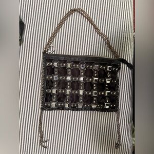 Studded Black Chain Bag